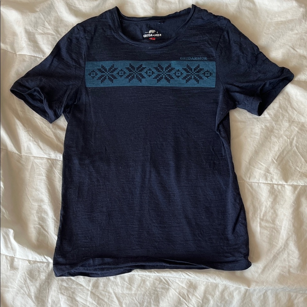Gridarmor 100% Wool Tee XS Fair Isle